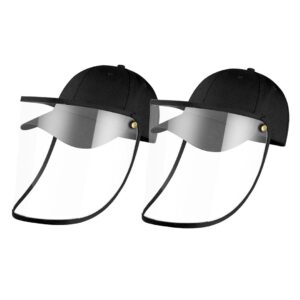 2X Outdoor Protection Hat Anti Fog Pollution Dust Protective Cap Full Face HD Shield Cover Kids Black HatKidsBLKX2 AU DEPOT - AU DEPOT