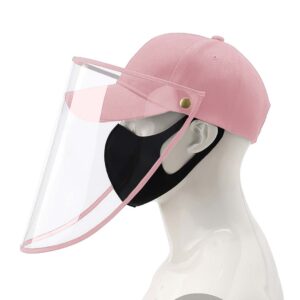 2X Outdoor Protection Hat Anti-Fog Pollution Dust Protective Cap Full Face HD Shield Cover Kids Pink, Business & Industrial, Work Safety Protective Gear, Protective Masks, , ,  - AU DEPOT 2