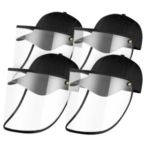 4X Outdoor Protection Hat Anti-Fog Pollution Dust Protective Cap Full Face HD Shield Cover Adult Black, Business & Industrial, Work Safety Protective Gear, Protective Masks, , ,  - AU DEPOT 1