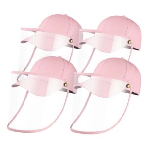 4X Outdoor Protection Hat Anti-Fog Pollution Dust Protective Cap Full Face HD Shield Cover Kids Pink, Business & Industrial, Work Safety Protective Gear, Protective Masks, , ,  - AU DEPOT 1