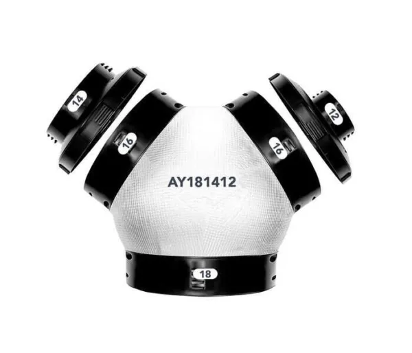 AIRLOC SMARTFIT Y 18-14-12 INS - AY181412 - Airloc - BTO’s & Y’s - Fittings - Components