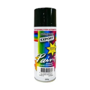 BLACK GLOSS 250G - EX014 - Spray Paint - Sealants & Sprays - Unit Installation - Components