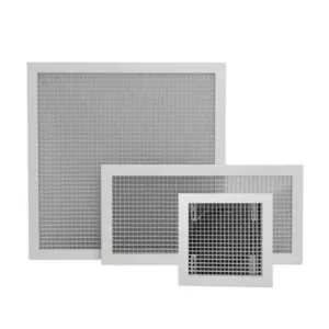 EGGCRATE PLAIN 600X400 ALUM NSW - ECP6040 - Non Filtered Return Air - Metal Eggcrates / Returns - Grilles & Diffusers - Components