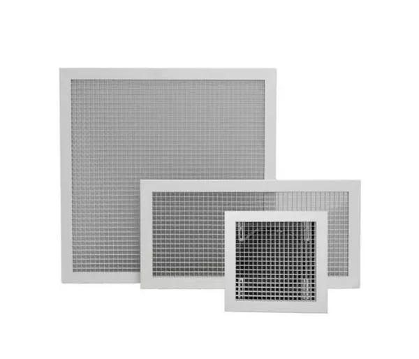 EGGCRATE PLAIN 600X400 ALUM NSW - ECP6040 - Non Filtered Return Air - Metal Eggcrates / Returns - Grilles & Diffusers - Components