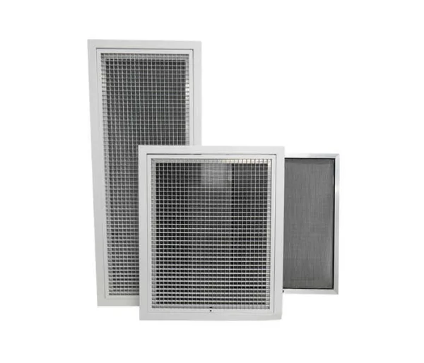 EGGCRATE W/FILTER 900X500 ALUM - ECF9050 - Filtered Return Air - Metal Eggcrates / Returns - Grilles & Diffusers - Components