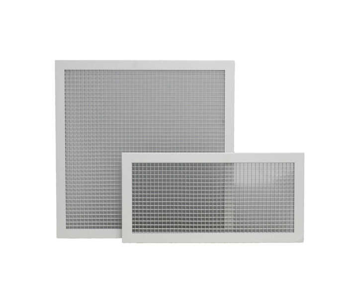 EGGCRATE W/FILTER 550X550 1/2 T-BAR ALUM - Metal Eggcrates / Returns - ECF595 1 - AU DEPOT EGGCRATE W/FILTER 550X550 1/2 T-BAR ALUM - ECF595 - Filtered T-Bar Return Air - Metal Eggcrates / Returns - Grilles & Diffusers - Components