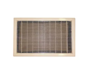 FLOOR GRILLE RETURN AIR HD 500X300 BEIGE FGHD5030 Heavy Duty Metal Floor Registers Grilles Diffusers Components AU DEPOT - AU DEPOT