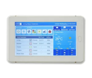 IZONE NEXUS TOUCH SCREEN WHITE CCTSLW Controllers iZone Zone Management Components AU DEPOT - AU DEPOT