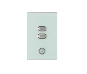 IZONE WIRELESS LIGHT SWITCH 2 BUTTON OCEAN MIST CRFL2O Lighting Components iZone Zone Management Components AU DEPOT - AU DEPOT