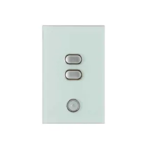 IZONE WIRELESS LIGHT SWITCH 2 BUTTON OCEAN MIST - CRFL2O - Lighting Components - iZone - Zone Management - Components