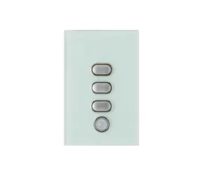 IZONE WIRELESS LIGHT SWITCH 3 BUTTON OCEAN MIST CRFL3O Lighting Components iZone Zone Management Components AU DEPOT - AU DEPOT