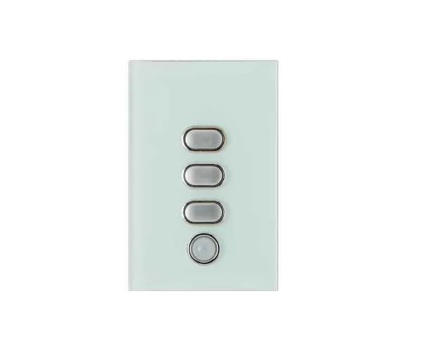 IZONE WIRELESS LIGHT SWITCH 3 BUTTON OCEAN MIST - CRFL3O - Lighting Components - iZone - Zone Management - Components