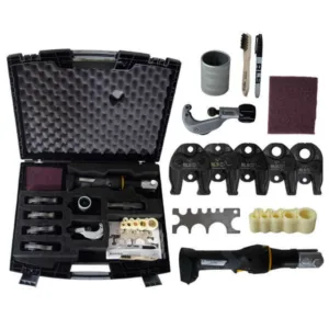 KLAUKE TOOL KIT WITH 5 JAWS - KTOOLSET5 - RLS Tool Kit - Rapid Locking Systems - Copper - Components