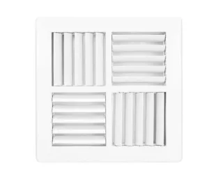 MDO GLOSS ABS 240 X 240 4 WAY ER24 Multi Directional Diffusers Gloss MDOs Grilles Diffusers Components AU DEPOT - AU DEPOT