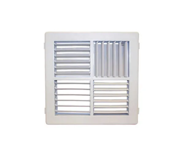 MDO MATT ABS 400 X 400 4 WAY - SR40 - Multi Directional Diffusers - Matt - MDO's - Grilles & Diffusers - Components