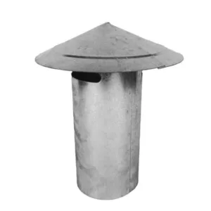 METAL ROOF COWL 200MM GALVANIZED - COW200 - Galvanised Roof Cowls - Cowls & Bends - Gas - Flue - Components