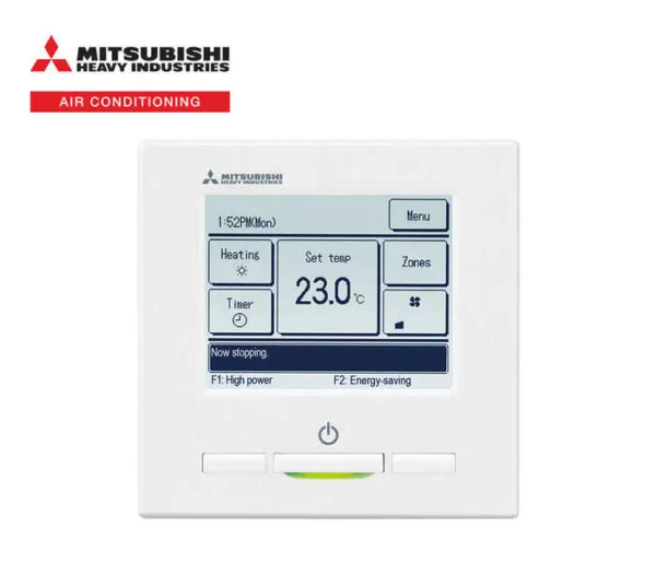 MHI BACKLIT TOUCHSCREEN CONTROLLER - RC-EXZ3A - Compact - Mitsubishi Heavy Industries Cassette - Cassette System - Units