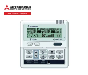 MHI WIRED REMOTE CONTROL WK SRR35ZS W Compact Mitsubishi Heavy Industries Cassette Cassette System Units AU DEPOT - AU DEPOT