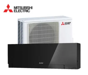 MITSUBISHI ELEC. HWS 2.5KW BLACK SLAB M EF Series Mitsubishi Electric High Wall High Wall Split System Units AU DEPOT - AU DEPOT