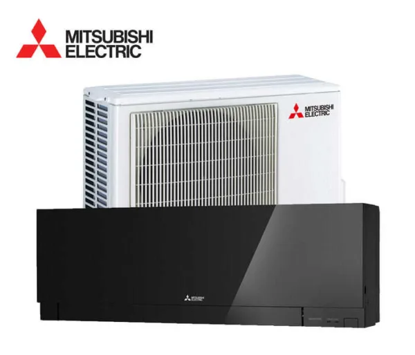 MITSUBISHI ELEC. HWS 2.5KW BLACK - WK-MSZ-EF25VGB - EF Series - Mitsubishi Electric High Wall - High Wall Split System - Units