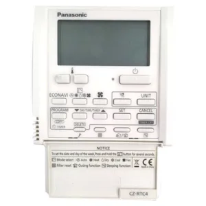 PAN STD WIRED TIMER/CONTROL - CZ-RTC4 - Panasonic Accessories - Panasonic Ducted - Split Ducted Refrigerated - Units