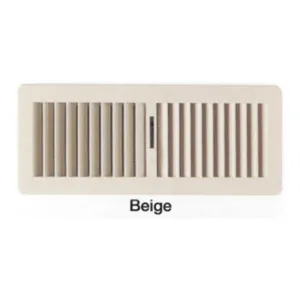 PLASTIC FLR REG 350X150 BEIGE - FG3515BE - 350 x 150mm - Plastic Floor Registers - Grilles & Diffusers - Components