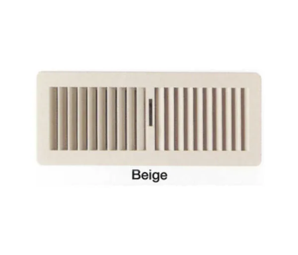 PLASTIC FLR REG 350X150 BEIGE - FG3515BE - 350 x 150mm - Plastic Floor Registers - Grilles & Diffusers - Components