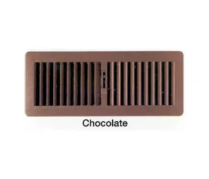 PLASTIC FLR REG 300X100 CHOC FG3010CH 300 x 100mm Plastic Floor Registers Grilles Diffusers Components AU DEPOT - AU DEPOT