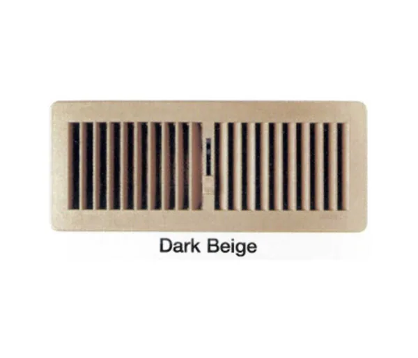 PLASTIC FLR REG 300X100 D BEIG - FG3010DB - 300 x 100mm - Plastic Floor Registers - Grilles & Diffusers - Components