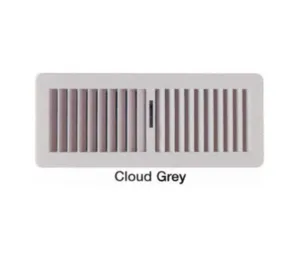 PLASTIC FLR REG 300X100 GREY FG3010GY 300 x 100mm Plastic Floor Registers Grilles Diffusers Components AU DEPOT - AU DEPOT