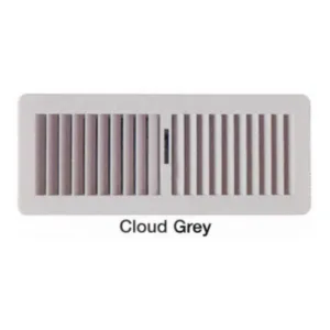 PLASTIC FLR REG 300X100 GREY - FG3010GY - 300 x 100mm - Plastic Floor Registers - Grilles & Diffusers - Components