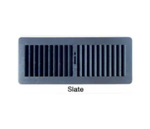 PLASTIC FLR REG 300X100 SLATE FG3010SE 300 x 100mm Plastic Floor Registers Grilles Diffusers Components AU DEPOT - AU DEPOT