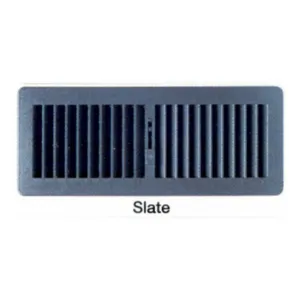 PLASTIC FLR REG 350X150 SLATE - FG3515SE - 350 x 150mm - Plastic Floor Registers - Grilles & Diffusers - Components