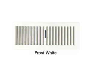 PLASTIC FLR REG 300X100 WHITE FG3010WE 300 x 100mm Plastic Floor Registers Grilles Diffusers Components AU DEPOT - AU DEPOT