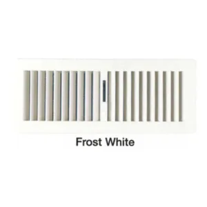 PLASTIC FLR REG 300X100 WHITE - FG3010WE - 300 x 100mm - Plastic Floor Registers - Grilles & Diffusers - Components