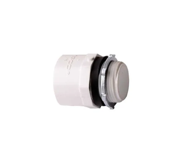 PVC DRAIN PAN FIT 15MM - PVCDPF15 - Drain Pan Adaptor - Sockets - PVC - Components