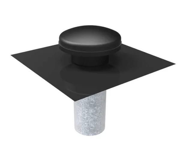 ROOF VENT BLACK ALUMINIUM BAL RATED - RVBKALUBAL - Roof Vents - Aluminum - Roof Cowl & Kits - Ventilation - Components