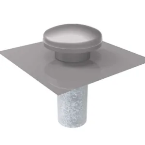 ROOF VENT SHALE GREY ALUMINIUM BAL - RVSGALUBAL - Roof Vents - Aluminum - Roof Cowl & Kits - Ventilation - Components