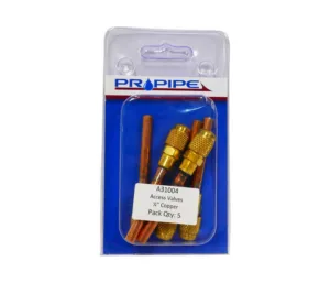 SCHRADER 14FL X ACCESS VALVE 14 ODS PACK 5 A31004 Schrader Valves HVAC Accessories Tools Components AU DEPOT - AU DEPOT