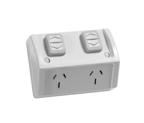 SO WPROOF DOUBLE 10A IP53 250V - FD56S210 - Power Outlet - Weatherproof - Power Products - Electrical - Components