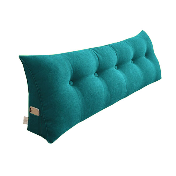 SOGA 100cm Blue Green Triangular Wedge Bed Pillow Headboard Backrest Bedside Tatami Cushion Home Decor, Furniture, Living Room Furniture, Occasional Chairs, , ,  - AU DEPOT 1