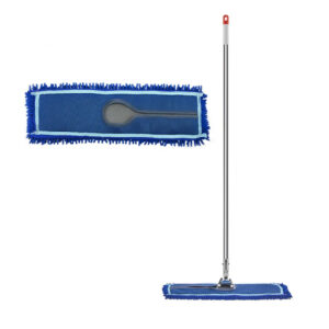 SOGA 100cm Blue Microfiber Flat Mop Floor Cleaning Pads Rotating Dust Remover MopCof100 AU DEPOT - AU DEPOT