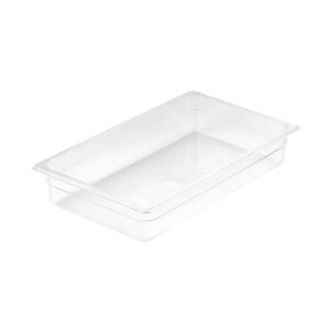 SOGA 100mm Clear Gastronorm GN Pan 11 Food Tray Storage Baking Trays VICPans1402X1 AU DEPOT Baking Trays - AU DEPOT