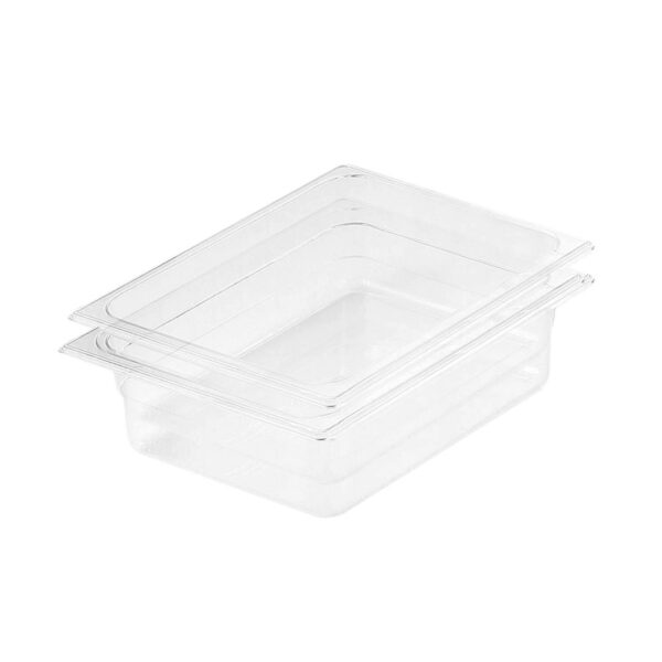 SOGA 100mm Clear Gastronorm GN Pan 1/2 Food Tray Storage Bundle of 2, Home & Living, Kitchen & Dining, Bakeware, Baking Trays, ,  - AU DEPOT 1