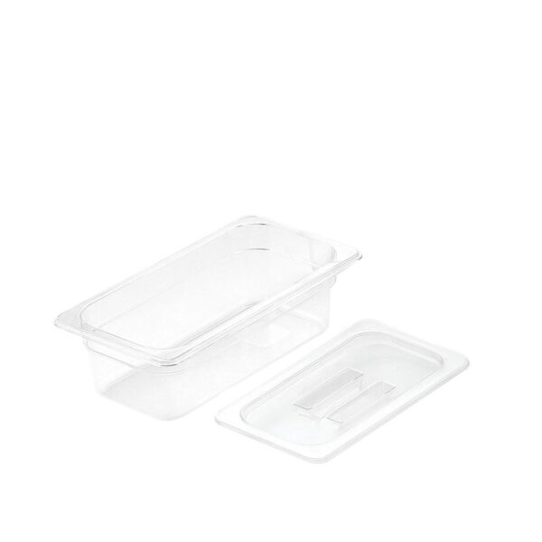 SOGA 100mm Clear Gastronorm GN Pan 1/3 Food Tray Storage with Lid, Home & Living, Kitchen & Dining, Bakeware, Baking Trays, ,  - AU DEPOT 1