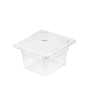 SOGA 100mm Clear Gastronorm GN Pan 16 Food Tray Storage Baking Trays VICPans1436X1 AU DEPOT Baking Trays - AU DEPOT