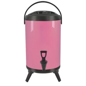 SOGA 10L Stainless Steel Insulated Milk Tea Barrel Hot and Cold Beverage Dispenser Container with Faucet Pink Spirit Dispensers VICDispenser10LPNK AU DEPOT Spirit Dispensers - AU DEPOT