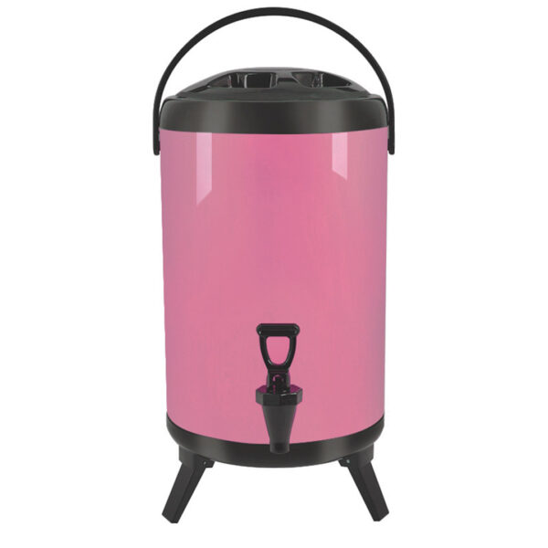 SOGA 10L Stainless Steel Insulated Milk Tea Barrel Hot and Cold Beverage Dispenser Container with Faucet Pink, Home & Living, Kitchen & Dining, Barware, Spirit Dispensers, ,  - AU DEPOT 1