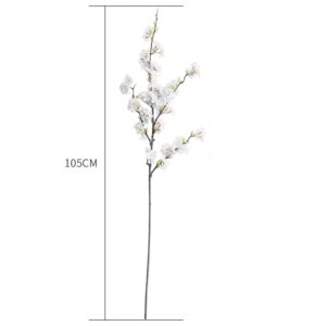 SOGA 10X Artificial Silk Flower Fake Cherry Blossom Bouquet Table Decor White, Home & Living, Home Decor, Artificial Plants, , ,  - AU DEPOT 2