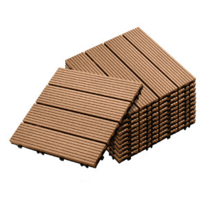 SOGA 11 pcs Coffee DIY Wooden Composite Decking Tiles Garden Outdoor Backyard Flooring Home Decor, Garden, Tools & Hardware, Gardening & Lawn Care, Artificial Grass, , ,  - AU DEPOT 1